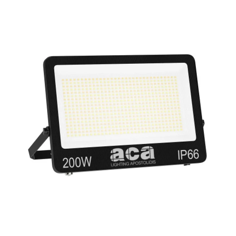 Прожектори 200w 3000K - N200CCT – ACA Lighting LED фасаден прожектор в черен, 200W, 3000K
