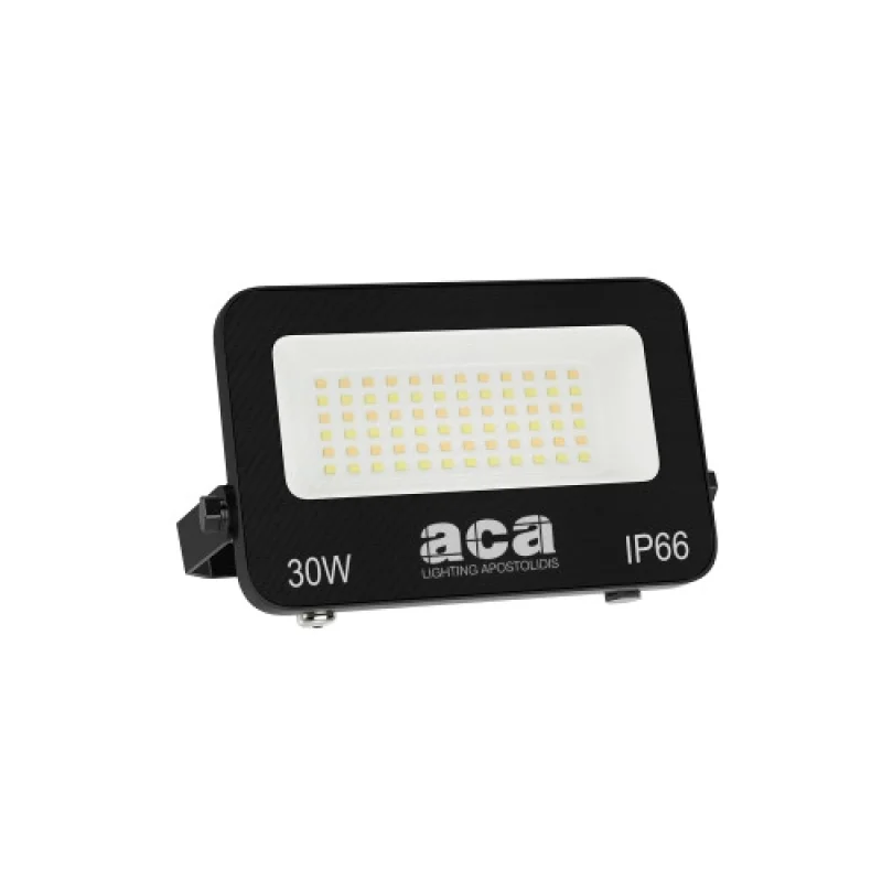 Прожектори 30w 3000K - 4 N30CCT – ACA Lighting LED фасаден прожектор в черен, 30W, 3000K