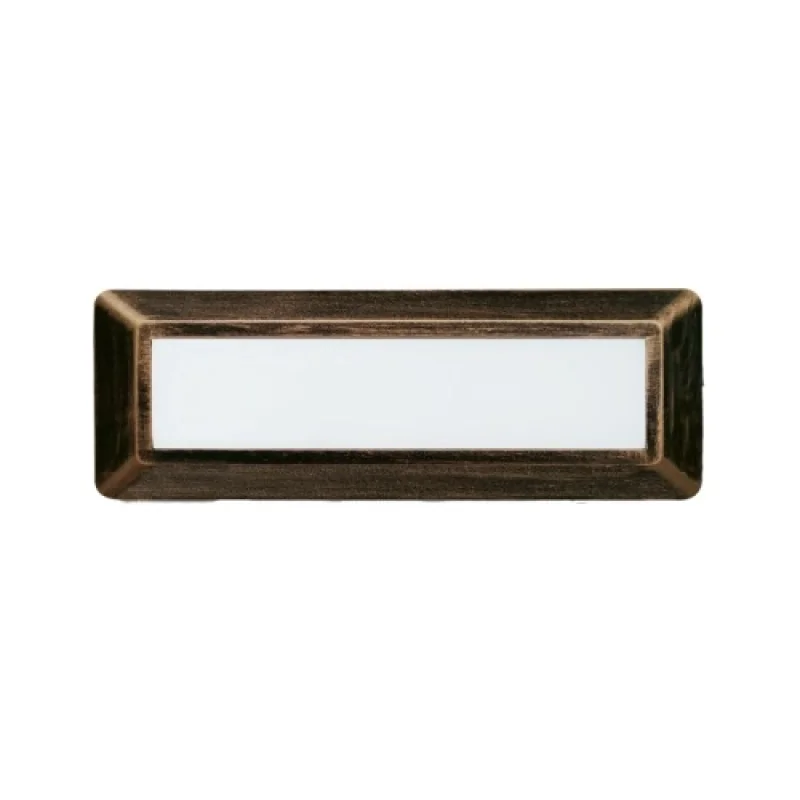 Outdoor Downlights ACA Lighting SLIM31NR – LED facade downlight for outdoor mounting in antique brown, 1X4W, 3000K, IP65