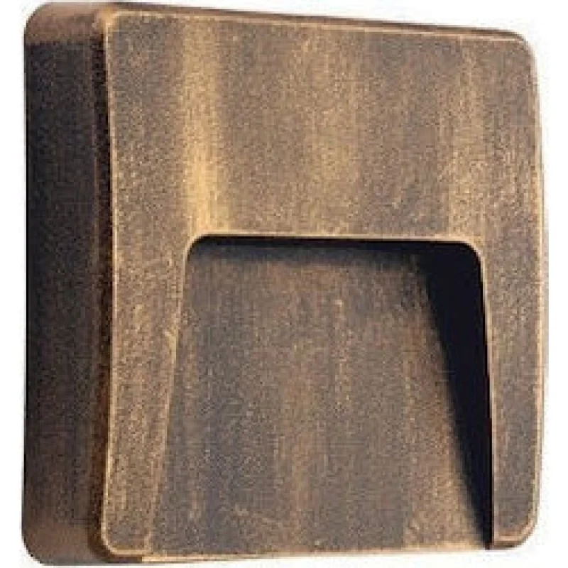 Луни за външен монтаж ACA Lighting SLIM42R – LED фасадна луна за външен монтаж в антично кафвя, 1X3W, 3000K, IP65