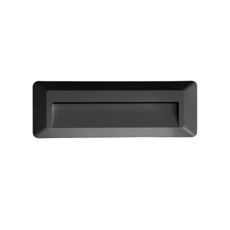 Луни за външен монтаж ACA Lighting SLIM32NDG – LED фасадна луна за външен монтаж в антрацит, 1X2W, 3000K, IP65