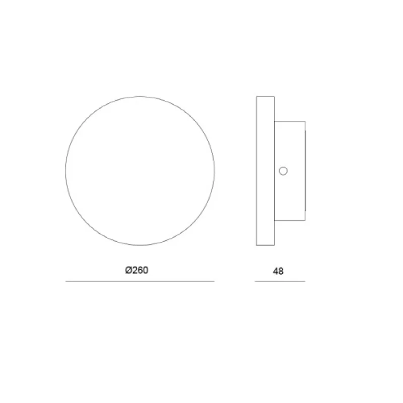 Gypsum RAFA 8W 3 G8530LED – ACA Lighting LED гипсов аплик в бял, 8W, 3000K