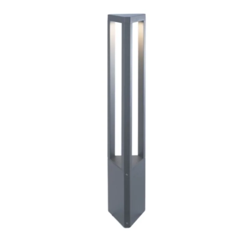 Bollard Lights Mede LG1223G-650 – ACA Lighting LED garden bollard in anthracite, 1X8W, 3000K