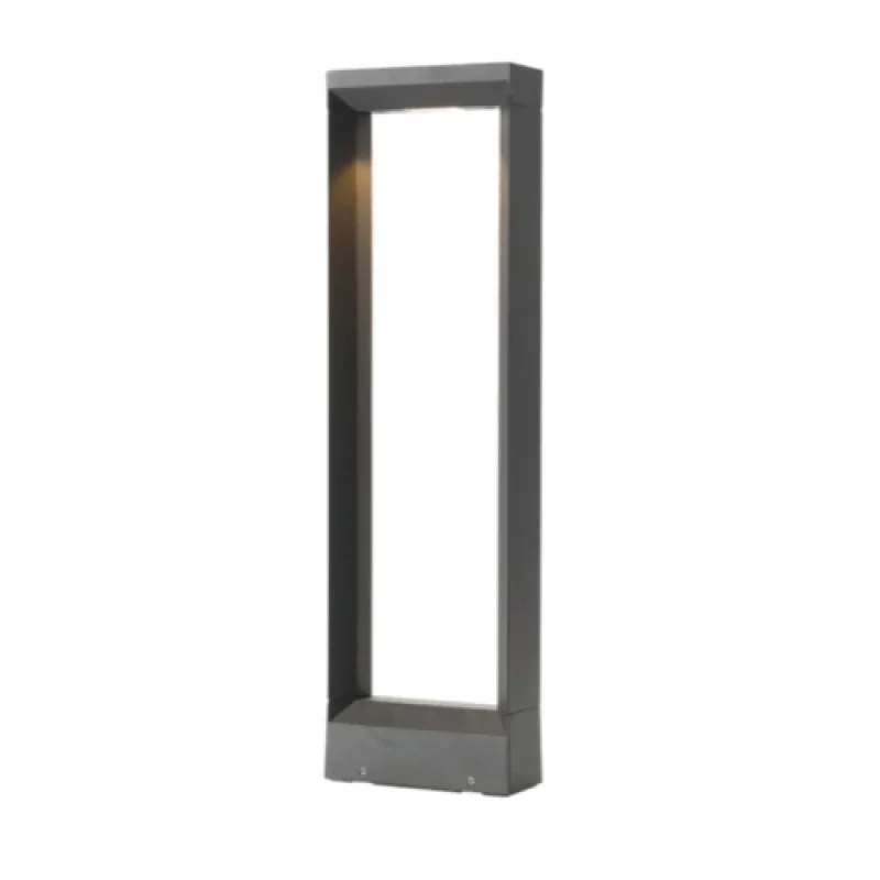 Bollard Lights Ripi LG1312G-495 – ACA Lighting LED garden bollard in anthracite, 1X8W, 3000K