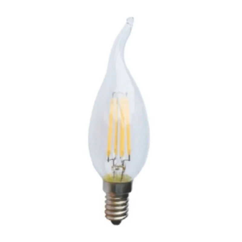 Цокъл E14 ACA Lighting FLAM5WWTIPDIM – LED крушка E14, 5W, 2700K