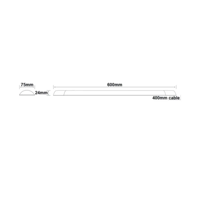19w LED 4000K RIMO RIMO1940 – ACA Lighting LED линейно тяло в бял