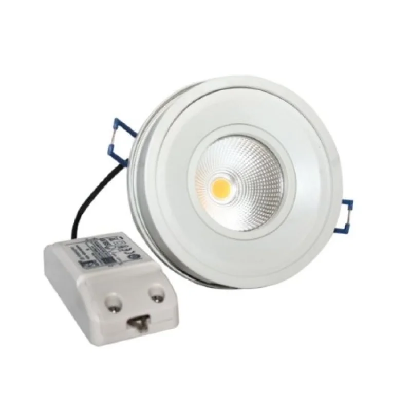 Луни за вграждане 10w 2700K BE BEL1027 – ACA Lighting LED луна за вграждане в бял, 1X10W, 2700K