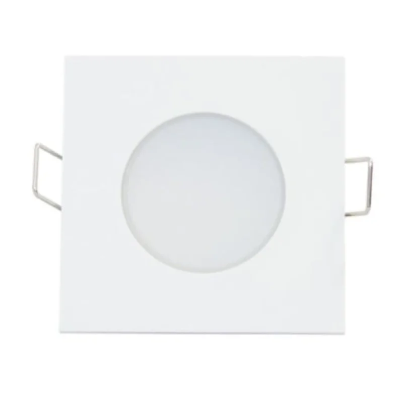 Recessed Downlights Vera 4000 VERA540SWN – ACA Lighting LED downlight for recessed mounting in white, 1X5W, 4000K, IP65