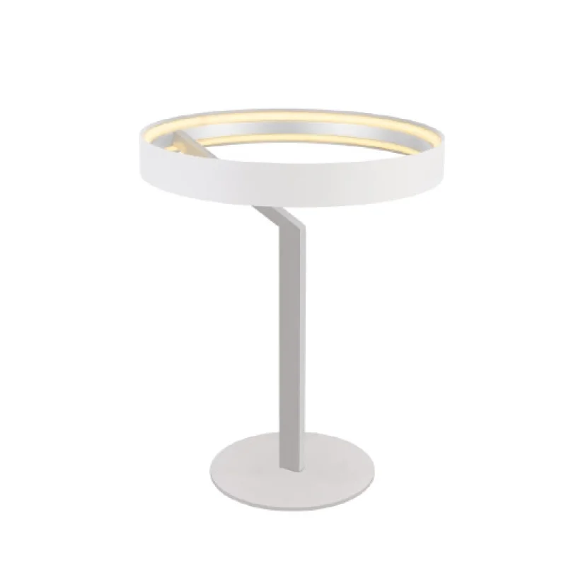 Настолни лампи Rollie WHITE CNT29WDIM – ACA Lighting LED настолна лампа в бял мат, 29W, 2700K