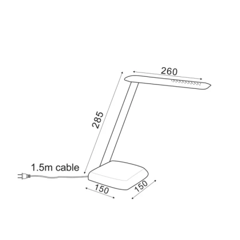 Futur SF1408LED640W – ACA Lighting LED table lamp, 1X5W, 3000K