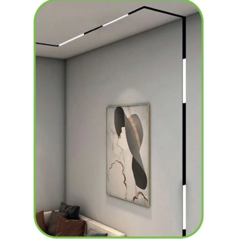 ACA Lighting LUCCA1030B – LED luminaire for magnetic track in black