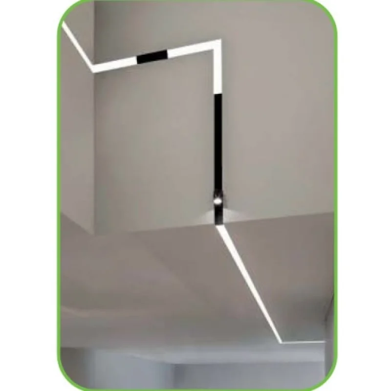 ACA Lighting LUCCA902040B – LED luminaire for magnetic track in black