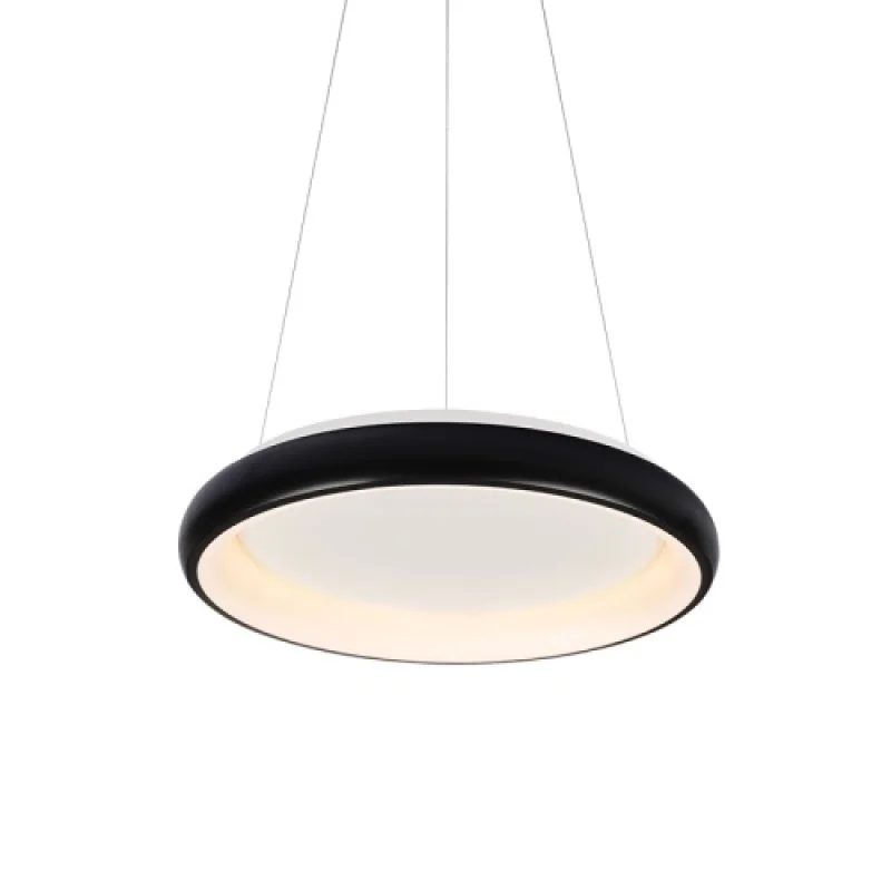 LED Pendants & Chandeliers 36w 3000K - 400 BR71LEDP41BKCCT – ACA Lighting LED pendant in black matt, 36W, 3000K