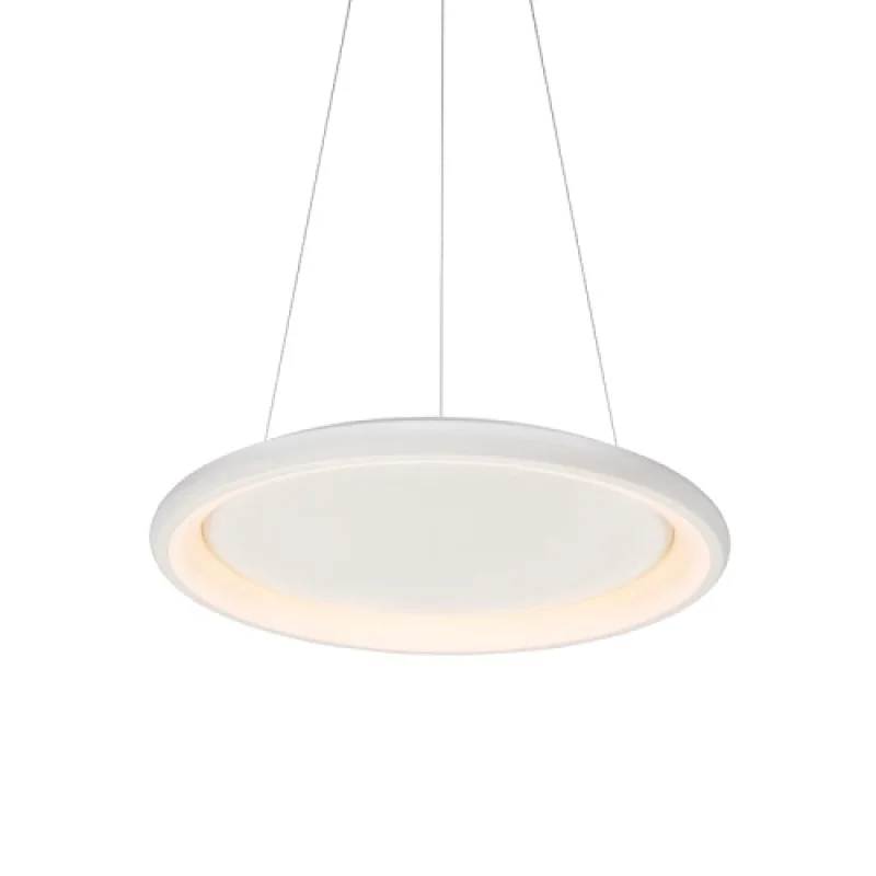 LED пендели и полилеи 45w 3000K - 40 BR71LEDP61WHCCTD – ACA Lighting LED пендел в бял мат, 45W, 3000K
