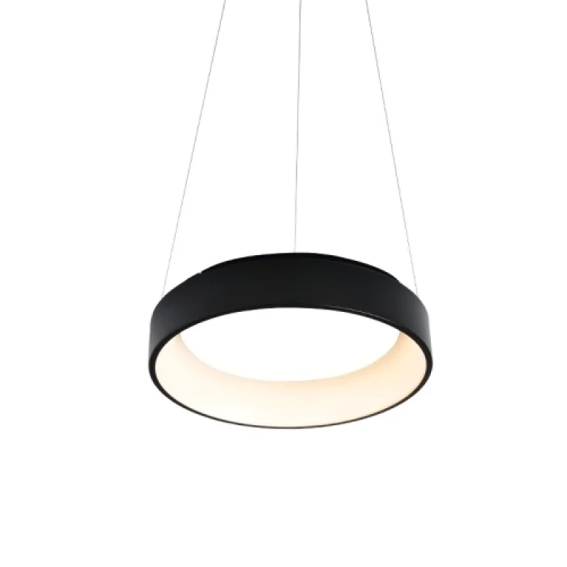 LED Pendants & Chandeliers Apollo 36W LED BR81LEDP45BKCCTD – ACA Lighting LED pendant in black, 36W, 3000K