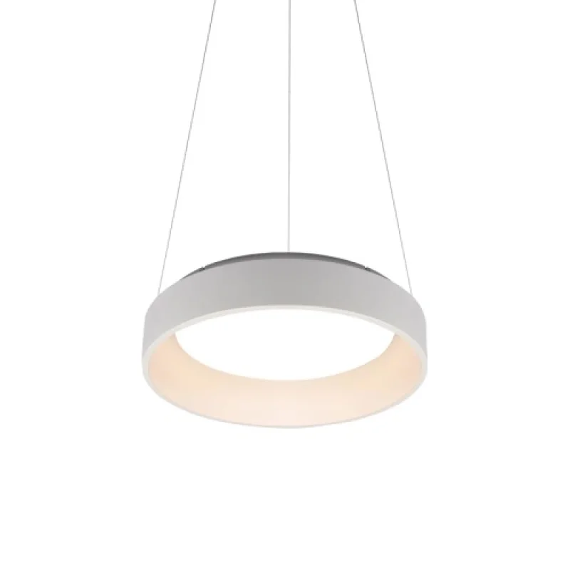 LED пендели и полилеи Apollo WHITE 36 BR81LEDP45WHCCT – ACA Lighting LED пендел в бял, 36W, 3000K