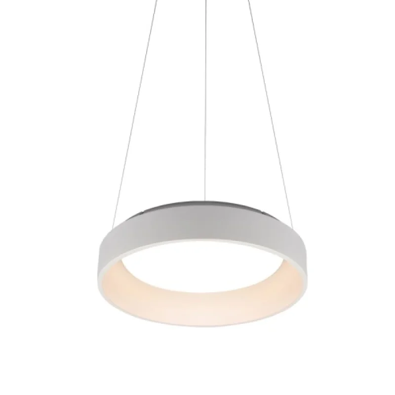 LED пендели и полилеи Apollo WHITE 48 BR81LEDP60WHCCT – ACA Lighting LED пендел в бял, 48W, 3000K