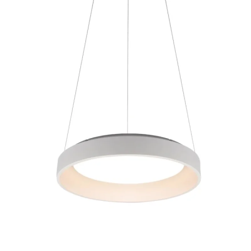 LED Pendants & Chandeliers Apollo WHITE 73 BR81LEDP78WHCCT – ACA Lighting LED pendant in white, 73W, 3000K
