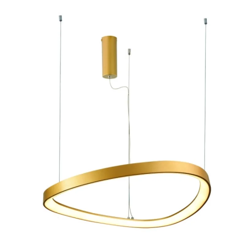 LED Pendants & Chandeliers Harmony SATIN B BR97LEDP40GDCCT – ACA Lighting LED pendant in matt brass, 33W, 3000K