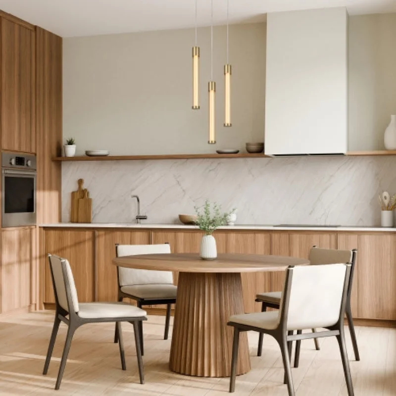 Candelera SATIN BRAS CN3P21GCCT – ACA Lighting LED pendant in matt brass, 21W, 2700K