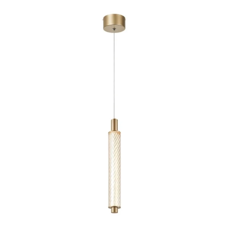 LED Pendants & Chandeliers Mystique SATIN BRASS CNP11GCCT – ACA Lighting LED pendant in matt brass, 11W, 2700K