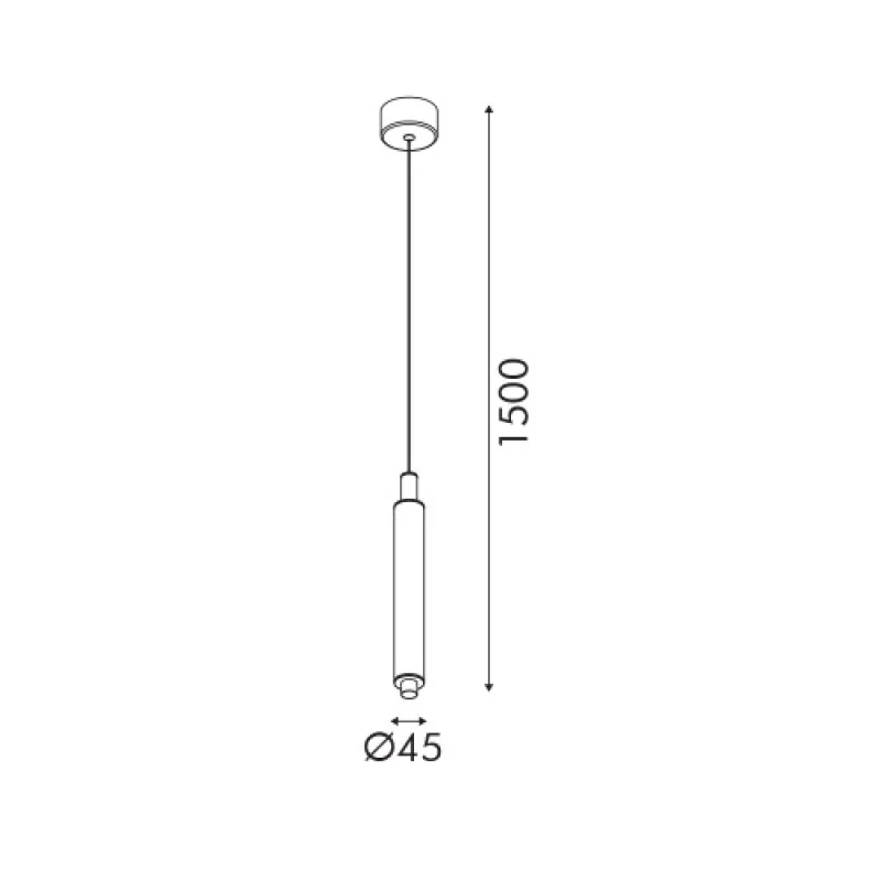 Mystique SATIN BRASS CNP11GCCT – ACA Lighting LED pendant in matt brass, 11W, 2700K