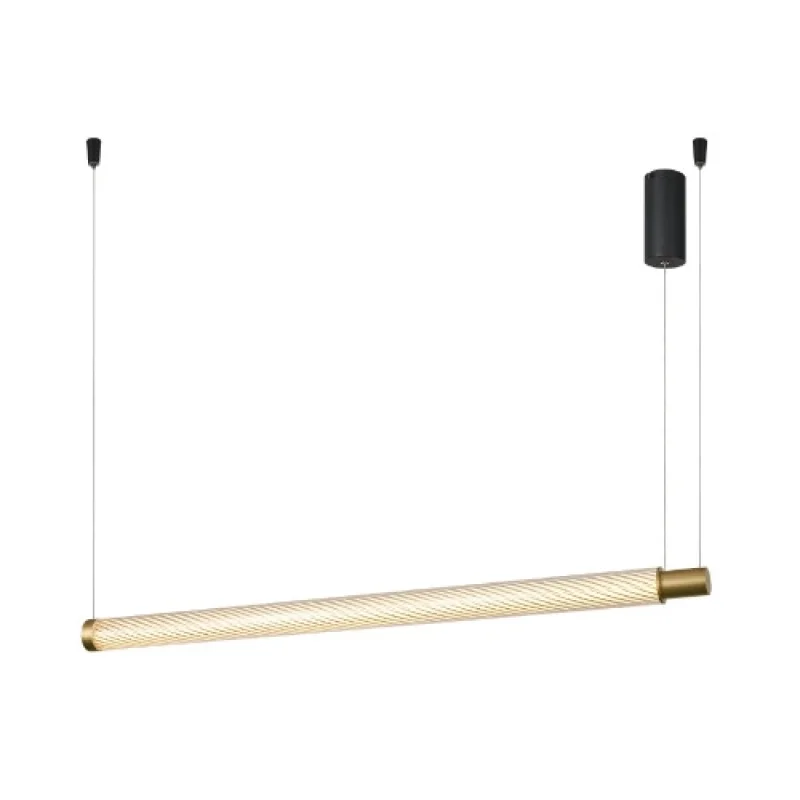 LED пендели и полилеи Mystique BLACK / SAT CNP42GBCCT – ACA Lighting LED пендел в черен, 42W, 2700K