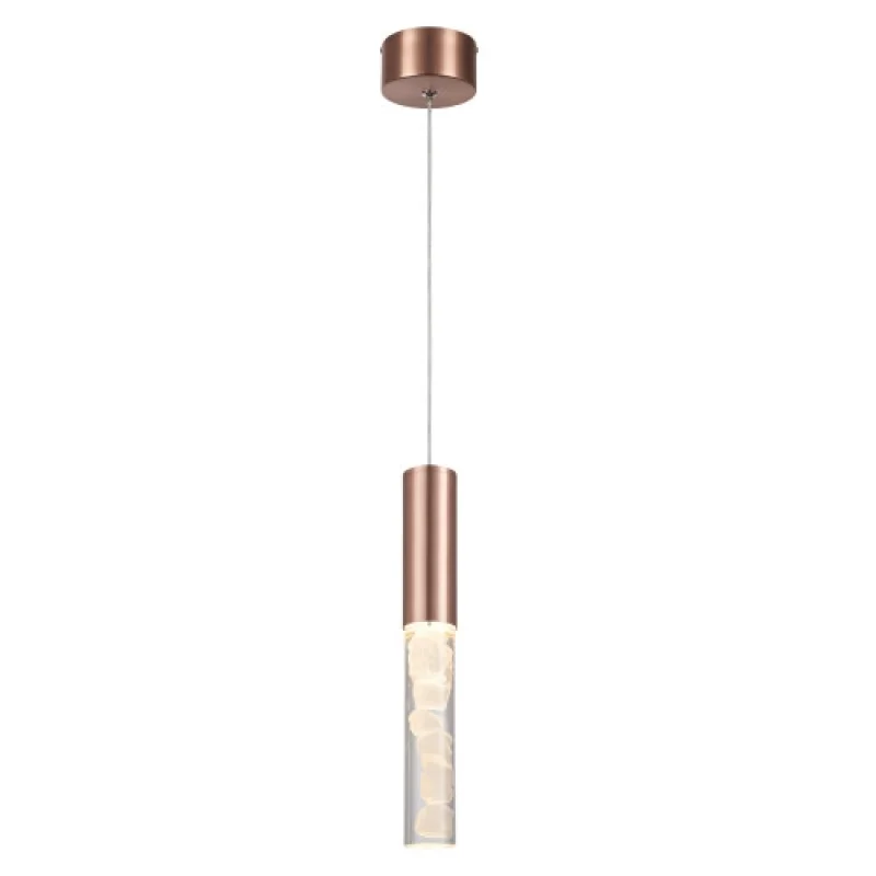 LED пендели и полилеи Oasis BRONZE 7W CCT CNP7PBRCCT – ACA Lighting LED пендел в бронз, 7W, 2700K