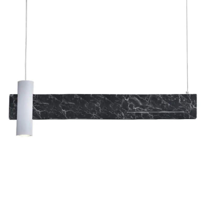 Пендели Linea DCR21LEDP90B – ACA Lighting пендел в черен мрамор, 1X18W, 3000K
