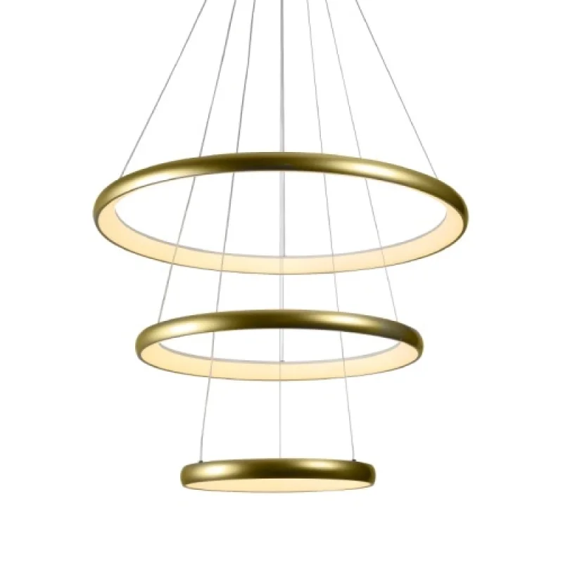 LED пендели и полилеи Harmony SATIN BR HM23LEDP3GDCCT – ACA Lighting LED пендел в матиран месинг, 60W, 3000K