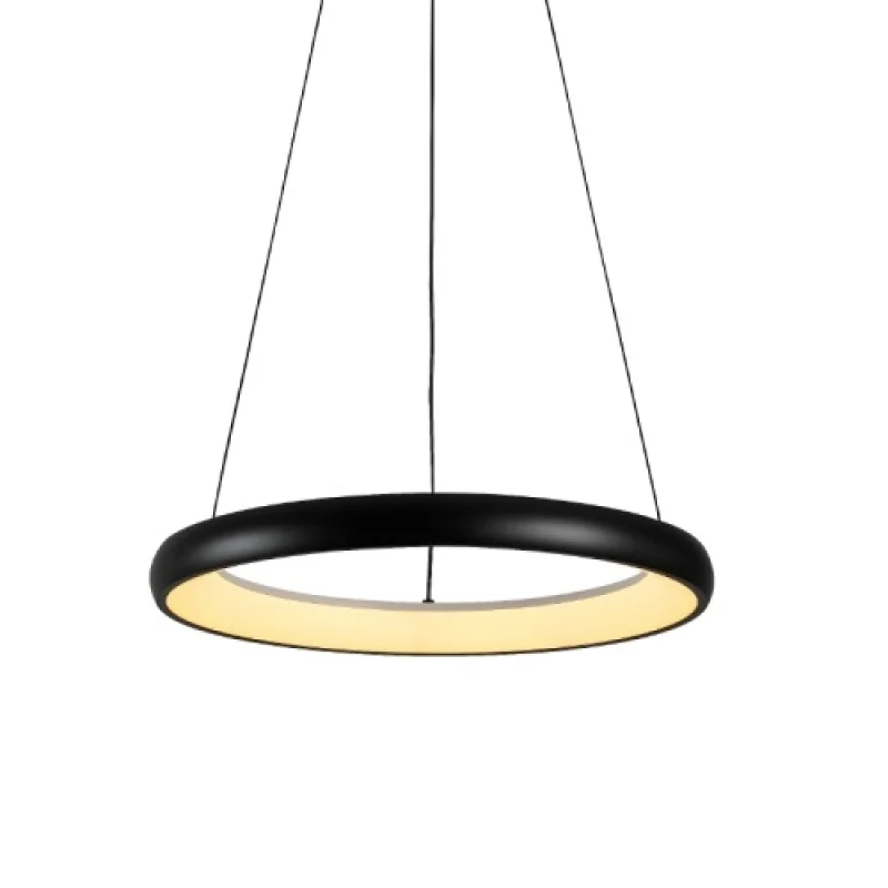 LED пендели и полилеи Harmony BLACK 2 HM23LEDP40BKCCT – ACA Lighting LED пендел в черен мат, 24W, 3000K