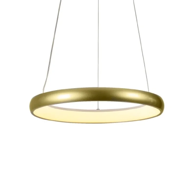 LED Pendants & Chandeliers Harmony SATIN B HM23LEDP60GDCCT – ACA Lighting LED pendant in matt brass, 32W, 3000K