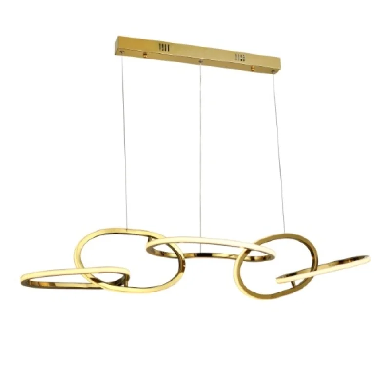 LED Pendants & Chandeliers Ring BRASS 72W 3 HM88LEDP5GDCCT – ACA Lighting LED pendant in brass, 72W, 3000K