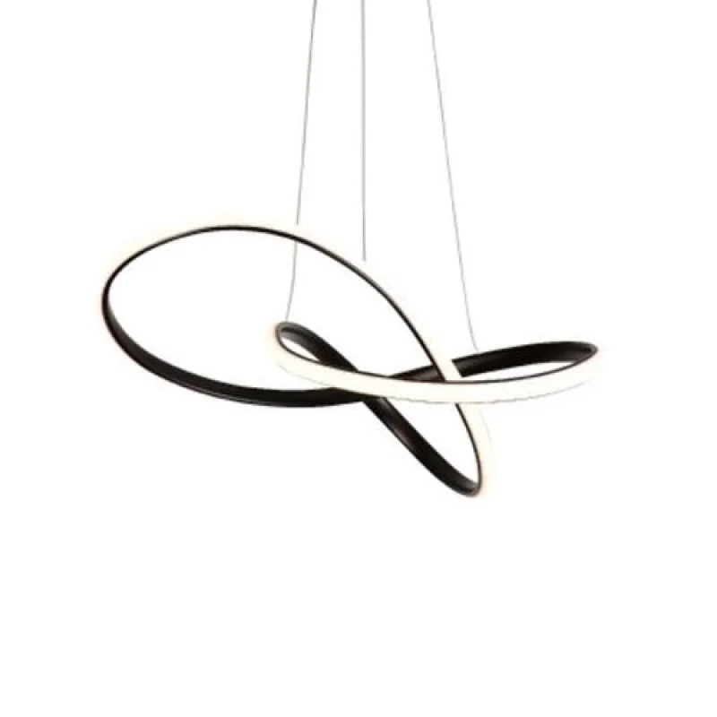 LED Pendants & Chandeliers Gordius HM92LEDP48BK – ACA Lighting LED pendant in black, 48W, 3000K