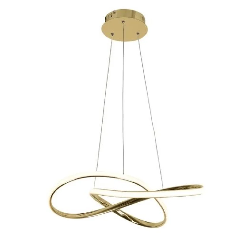 LED пендели и полилеи Gordius HM92LEDP48BR – ACA Lighting LED пендел в месинг, 48W, 3000K