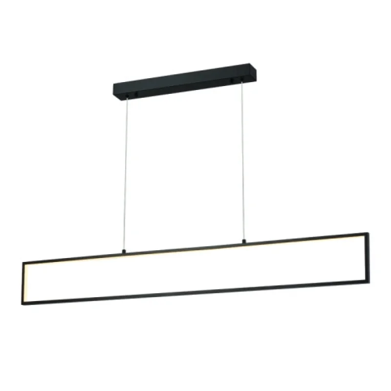 LED пендели и полилеи Aelia PN30LEDPBK – ACA Lighting LED пендел в черен, 32W, 3000K