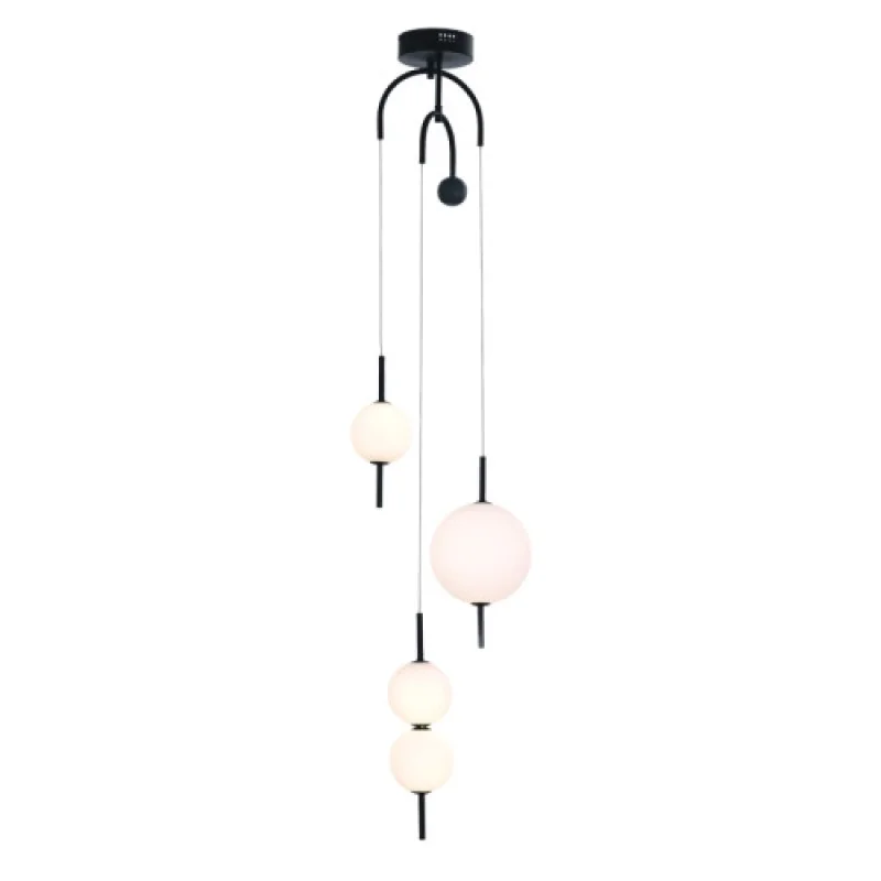 LED пендели и полилеи Amelia TNK323LED19P – ACA Lighting LED пендел в черен, 19W, 3000K