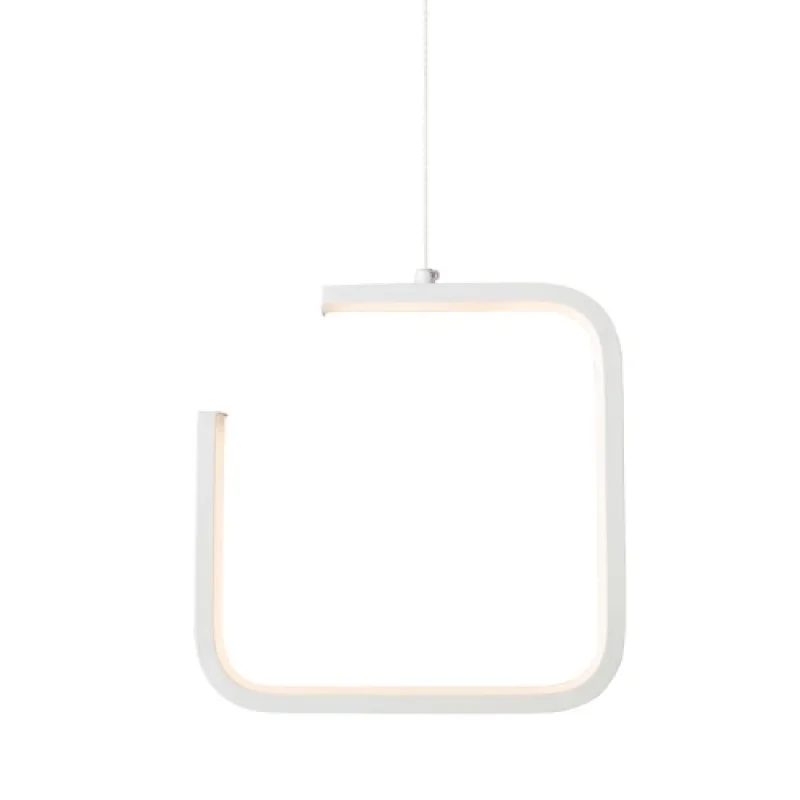 Пендели Euclid1 V27LEDP22WH – ACA Lighting пендел в бял, 8W, 3000K