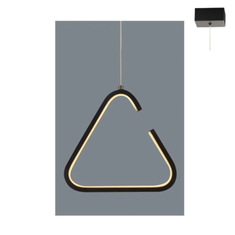 Euclid2 V29LEDP23BK – ACA Lighting пендел в черен, 7W, 3000K