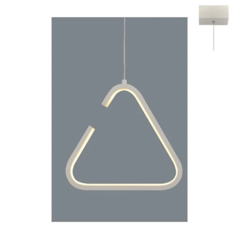 Euclid2 V29LEDP23WH – ACA Lighting pendant in white, 7W, 3000K