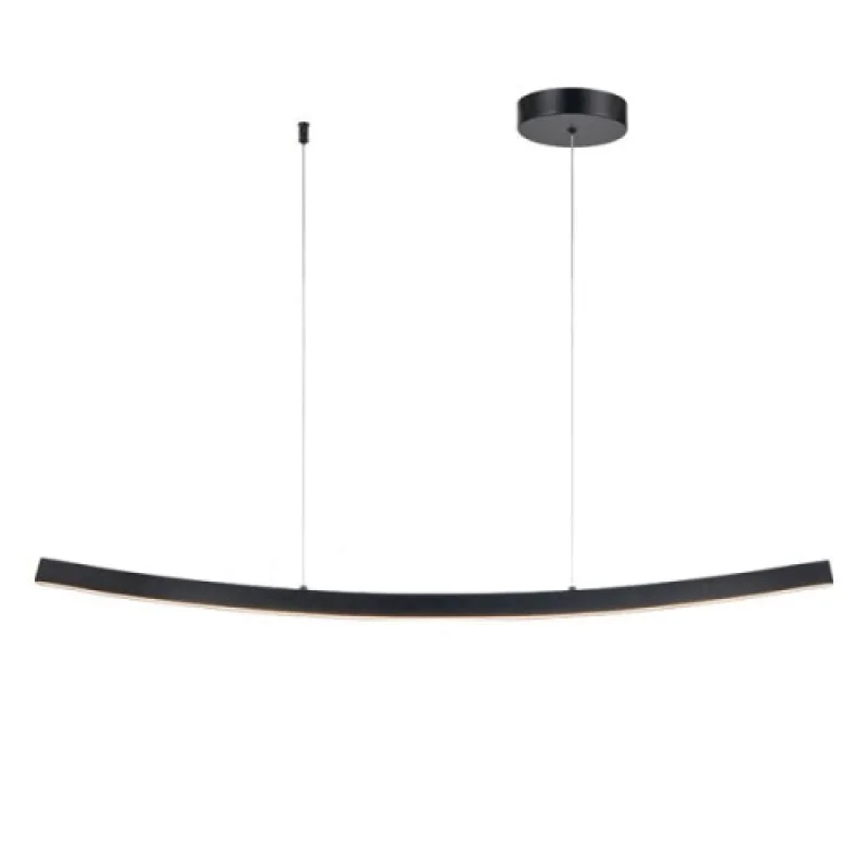 LED пендели и полилеи Naava YL1721LEDPBK – ACA Lighting LED пендел в черен, 20W, 3000K