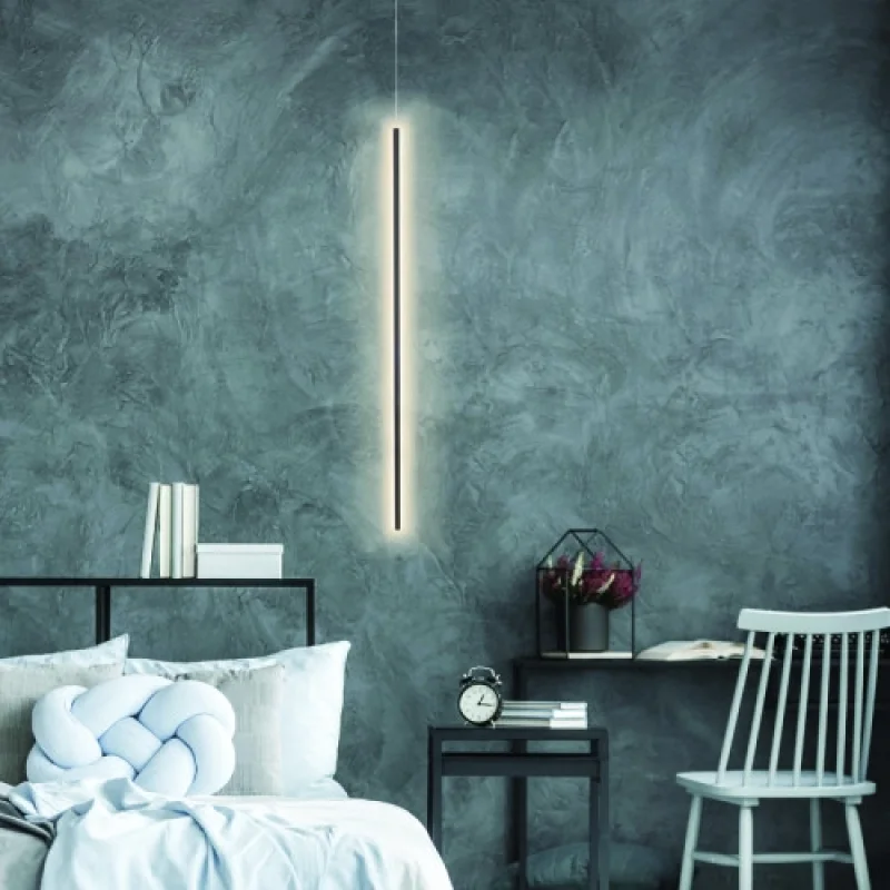 Avenue ZM16LEDP100BK – ACA Lighting LED пендел в черен, 18W, 3000K
