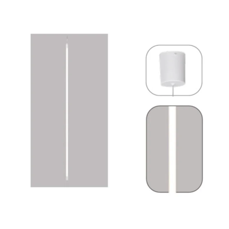 Avenue ZM16LEDP100WH – ACA Lighting LED пендел в бял, 18W, 3000K