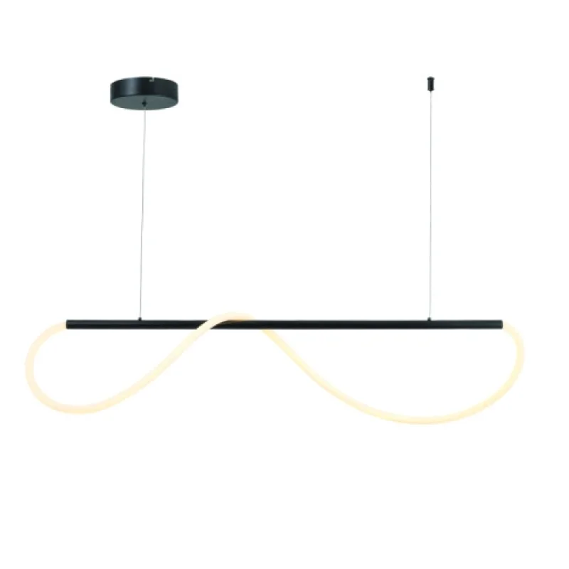 LED пендели и полилеи Kyma ZM36LEDP120BK – ACA Lighting LED пендел в черен, 36W, 3000K