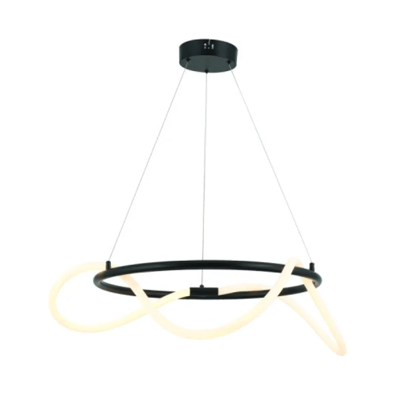 LED пендели и полилеи Kyma ZM36LEDP60BK – ACA Lighting LED пендел в черен, 36W, 3000K