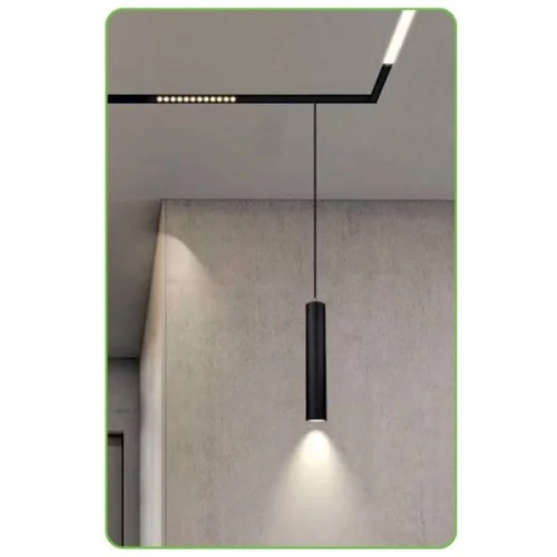 Hube HUBEP930B – ACA Lighting LED пендел за магнитна шина в черен