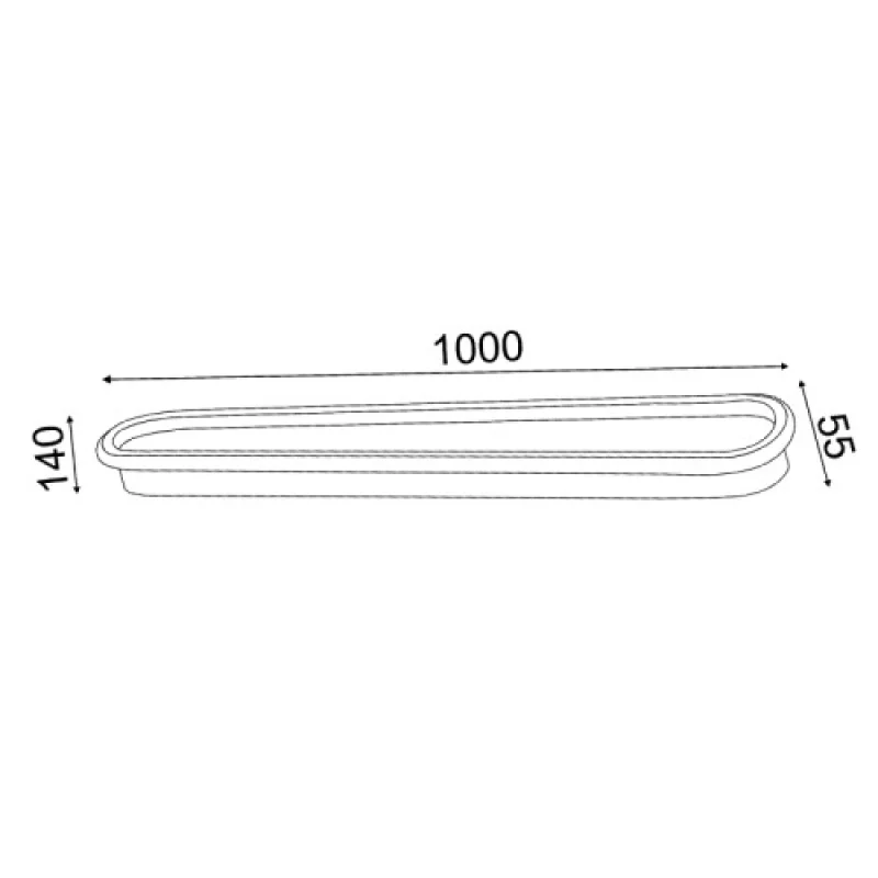 41w 3000K - 4 BR20LEDC100WHDCCT – ACA Lighting LED плафон в бял мат, 41W, 3000K