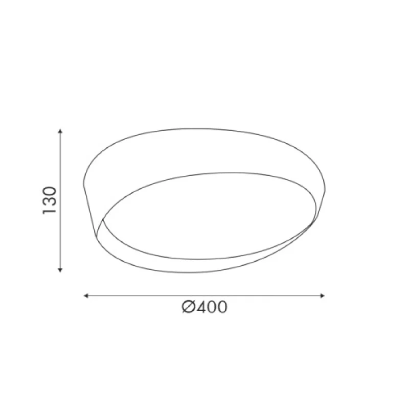 32w 3000K-4000-600 HM219LEDPCCT – ACA Lighting LED ceiling light in white matt, 32W, 3000K