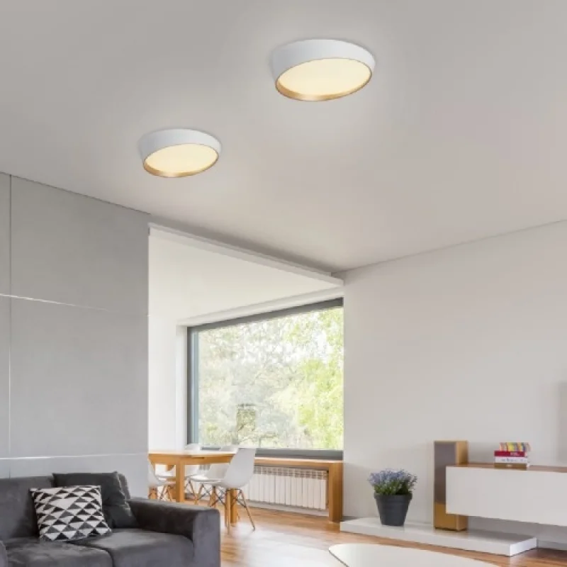 32w 3000K-4000-600 HM219LEDPCCT – ACA Lighting LED ceiling light in white matt, 32W, 3000K
