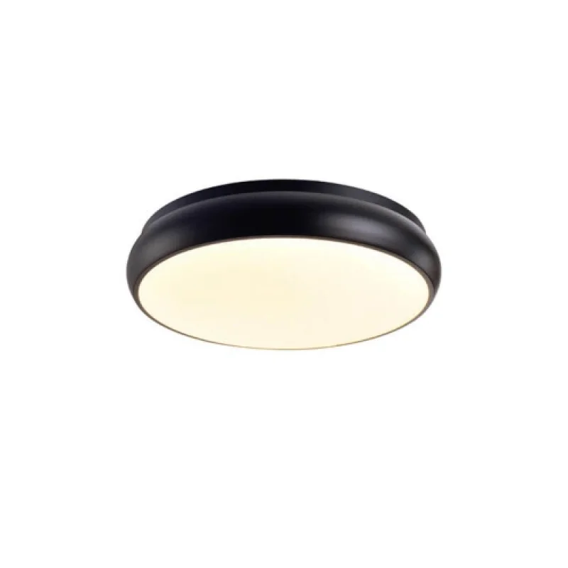 LED плафони 32w D40 KALLIST HM27LEDC40BKCCT – ACA Lighting LED плафон в черен мат, 32W, 3000K